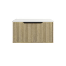 Elwood Dockland 750mm Artic White Wall Hung Single Vanity Unit